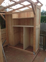 Gartenschrank im Rohbau (München)